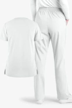 Advantage STRETCH By Butter-Soft Women's Scrub Set -Cherokee Shop AB54323 WHITE 4