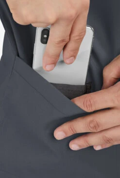 UA Advantage STRETCH Men's 6-Pocket V-Neck Scrub Top -Cherokee Shop AB615 092523 PEWTE 5