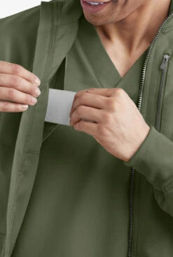 UA Advantage STRETCH Men's 4-Pocket Zip Front Warm-Up Scrub Jacket -Cherokee Shop AB713 092523 LIOLI 4