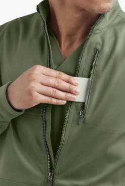 UA Advantage STRETCH Men's 4-Pocket Zip Front Warm-Up Scrub Jacket -Cherokee Shop AB713 092523 LIOLI 5