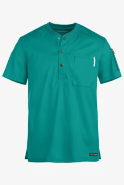 UA Advantage STRETCH Men's 2-Pocket Short Sleeve Henley Scrub Top