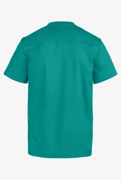 UA Advantage STRETCH Men's 2-Pocket Short Sleeve Henley Scrub Top -Cherokee Shop AB921 092623 TEAL 5