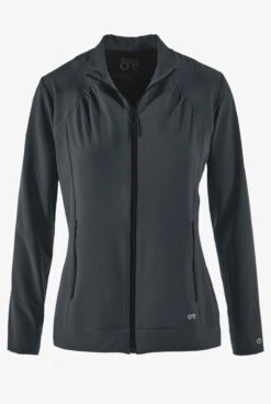 Barco One Endure Women's 2-Pocket STRETCH Zip Front Scrub Jacket