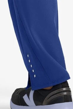 Barco One Uplift Women's 5-Pocket STRETCH Knit Waistband Cargo Scrub Pants -Cherokee Shop BO597 ROYAL 6