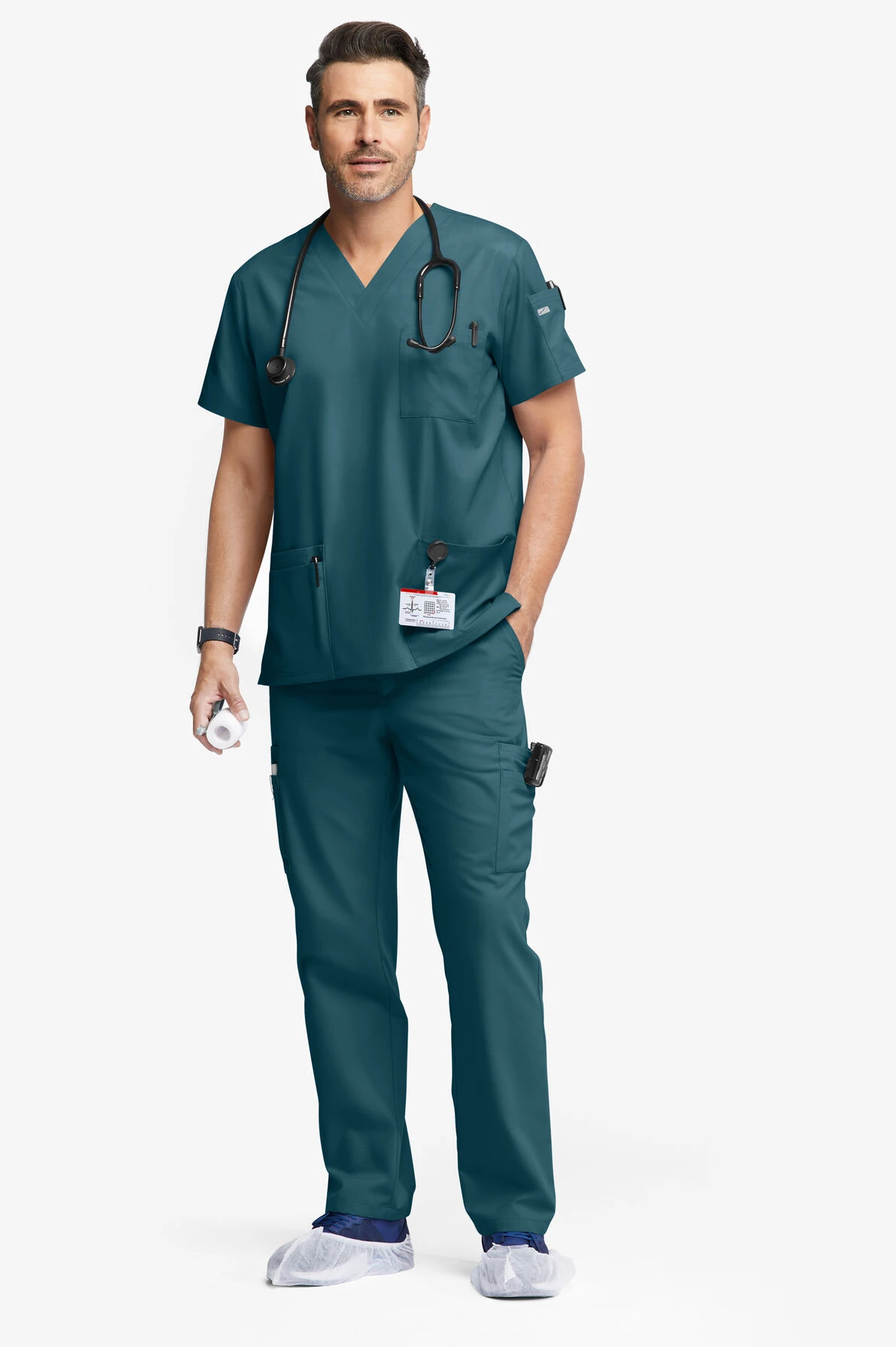 Butter-Soft Originals Men's 9-Pocket Straight Leg Cargo Scrub Pants 4 Butter-Soft Originals Men's 9-Pocket Straight Leg Cargo Scrub Pants - Image 4