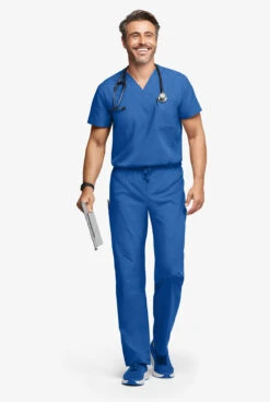 Butter-Soft Originals Unisex 2-Pocket V-Neck Scrub Top -Cherokee Shop BSN1171 101623 ROYAL 4