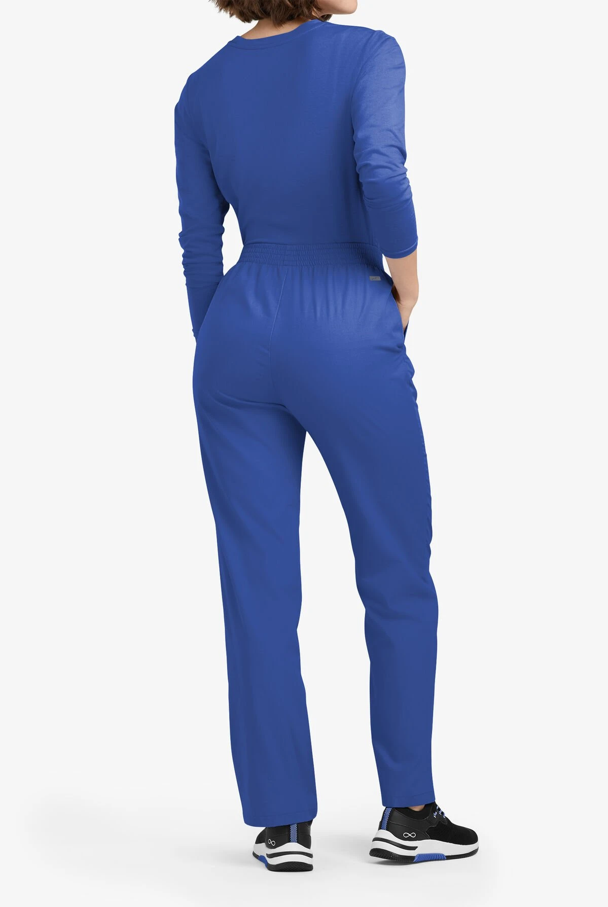 Butter-Soft Originals Women's 2-Pocket High Waist Straight Leg Scrub Pants 3 Butter-Soft Originals Women's 2-Pocket High Waist Straight Leg Scrub Pants - Image 3