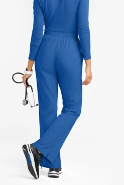 Butter-Soft Originals Women's 2-Pocket High Waist Boot Cut Scrub Pants -Cherokee Shop BSN1373 101623 ROYAL 3