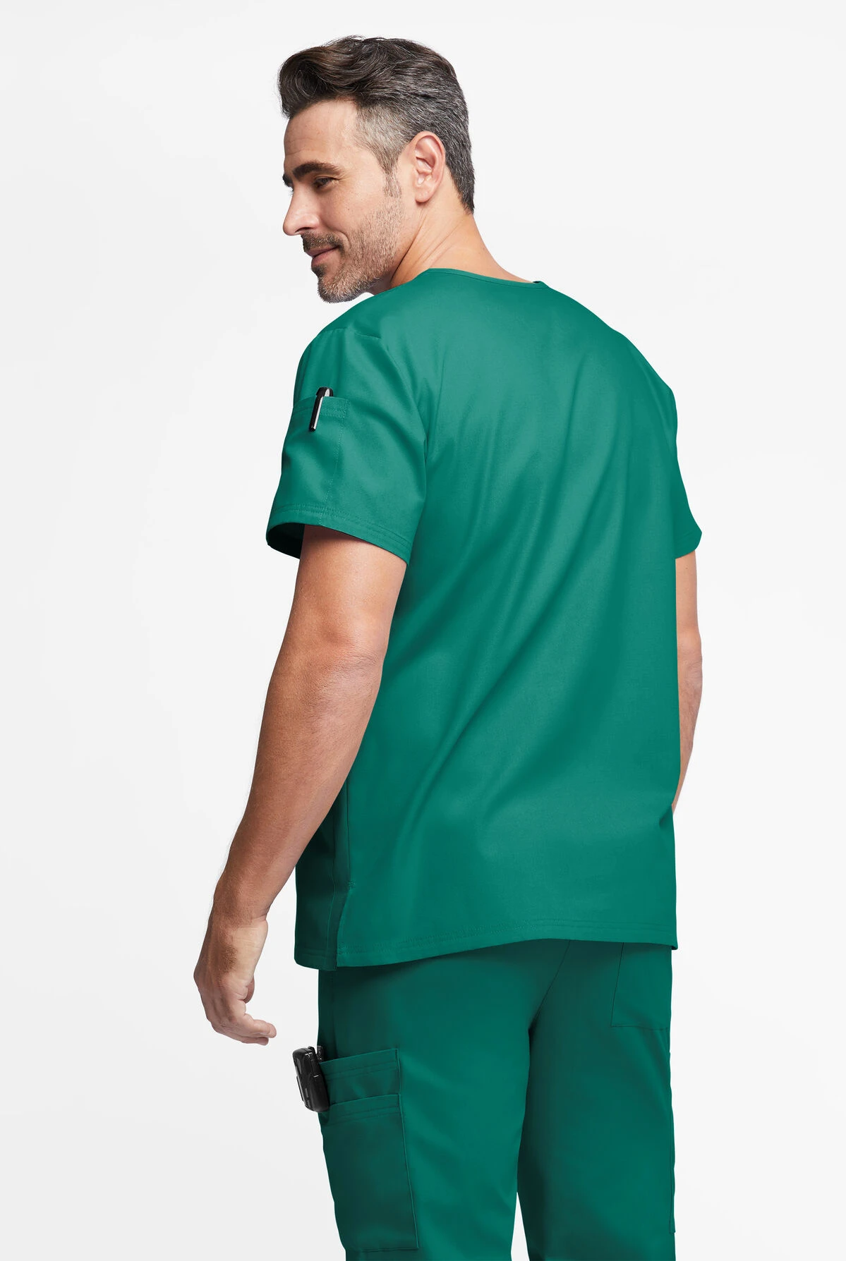 Butter-Soft Originals Men's 6-Pocket V-Neck Scrub Top 3 Butter-Soft Originals Men's 6-Pocket V-Neck Scrub Top - Image 3