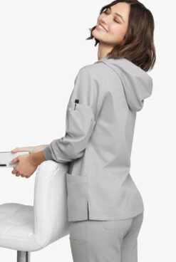 Butter-Soft Originals Women's 5-Pocket Long Sleeve Pullover Hoodie -Cherokee Shop BSN1733 102023 SILVE 4