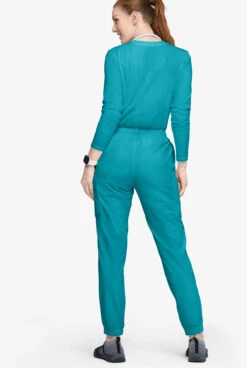 Butter-Soft Originals Women's 7-Pocket Tapered Jogger Cargo Scrub Pants -Cherokee Shop BSN1875 092723 TEAL 3