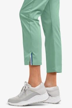 UA Butter-Soft STRETCH Women's 6-Pocket Pin-Tuck Crop Slim With Sport Trim Detail Scrub Pants - Petite -Cherokee Shop BSS573 WASIM 6