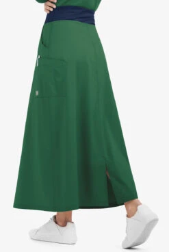 UA Butter-Soft STRETCH Women's 3-Pocket Ankle Length Scrub Skirt -Cherokee Shop BSS971 HUNAV 3 HV