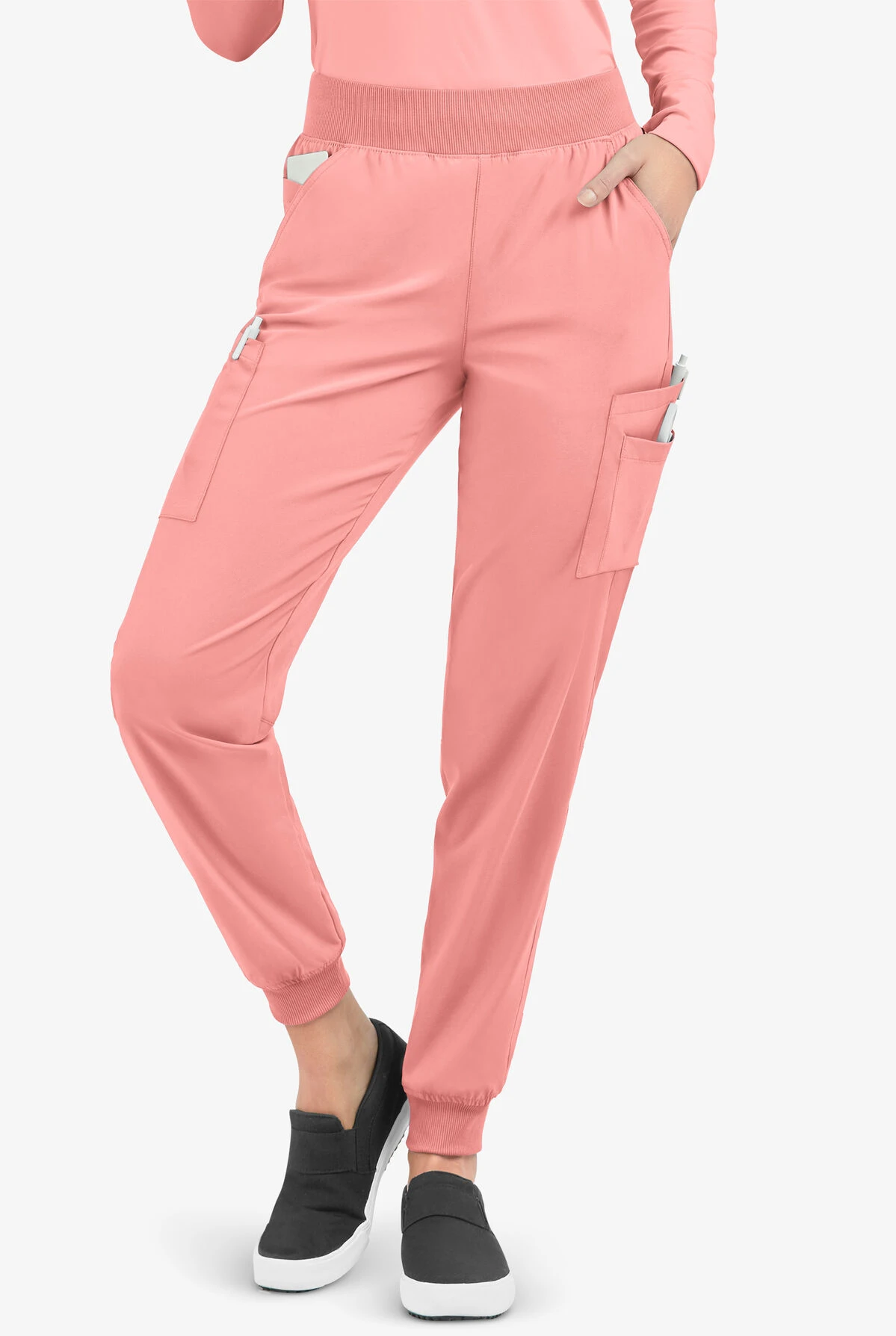 Easy STRETCH By Butter-Soft™ Mila Women's 7-Pocket Jogger Scrub Pants - Petite 1 Easy STRETCH By Butter-Soft™ Mila Women's 7-Pocket Jogger Scrub Pants - Petite