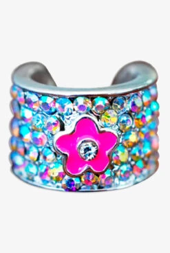 CharMED Flower Crystal Adjustable Stethoscope Charm