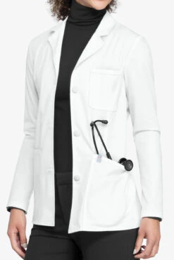 Cherokee Workwear Revolution Tech Women's 4-Pocket STRETCH Consultation Lab Coat