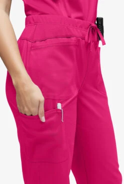 UA Exclusive Cherokee Workwear Revolution Women's 4-Pocket STRETCH Cargo Jogger Scrub Pants -Cherokee Shop CK227 091523 WISTR 4 HV