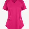 UA Exclusive Cherokee Workwear Revolution Women's 2-Pocket STRETCH Mesh Trim V-Neck Scrub Top