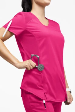 UA Exclusive Cherokee Workwear Revolution Women's 2-Pocket STRETCH Mesh Trim V-Neck Scrub Top 7 UA Exclusive Cherokee Workwear Revolution Women's 2-Pocket STRETCH Mesh Trim V-Neck Scrub Top -Cherokee Shop CK607 091523 WISTR 4
