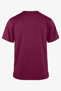 Cherokee Workwear Revolution Unisex 1-Pocket STRETCH V-Neck Scrub Top -Cherokee Shop CK625 WINE 4