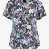 Cherokee Genuine Herd That Safari Animals Women's 2-Pocket STRETCH V-Neck Print Scrub Top