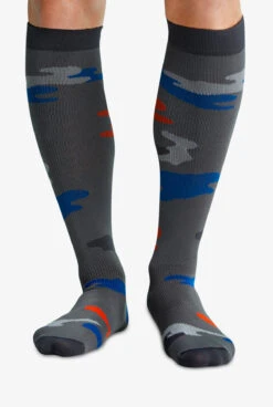 Cherokee Camo Craze Men's 8-12 MmHg Light Compression Socks