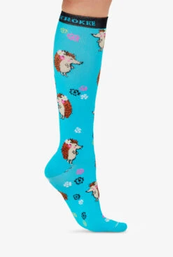 Cherokee Hedge Hog Women's 10-15 MmHg Wide Light Compression Socks