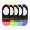 Cherokee Primary Passion Women's Assorted 5-Pack No Show Socks
