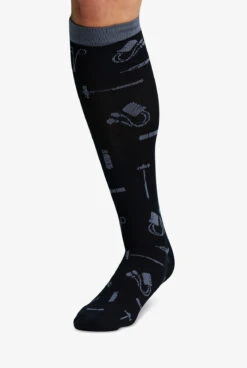 Cherokee Instrumental Helpers Men's 8-12 MmHg Light Compression Socks