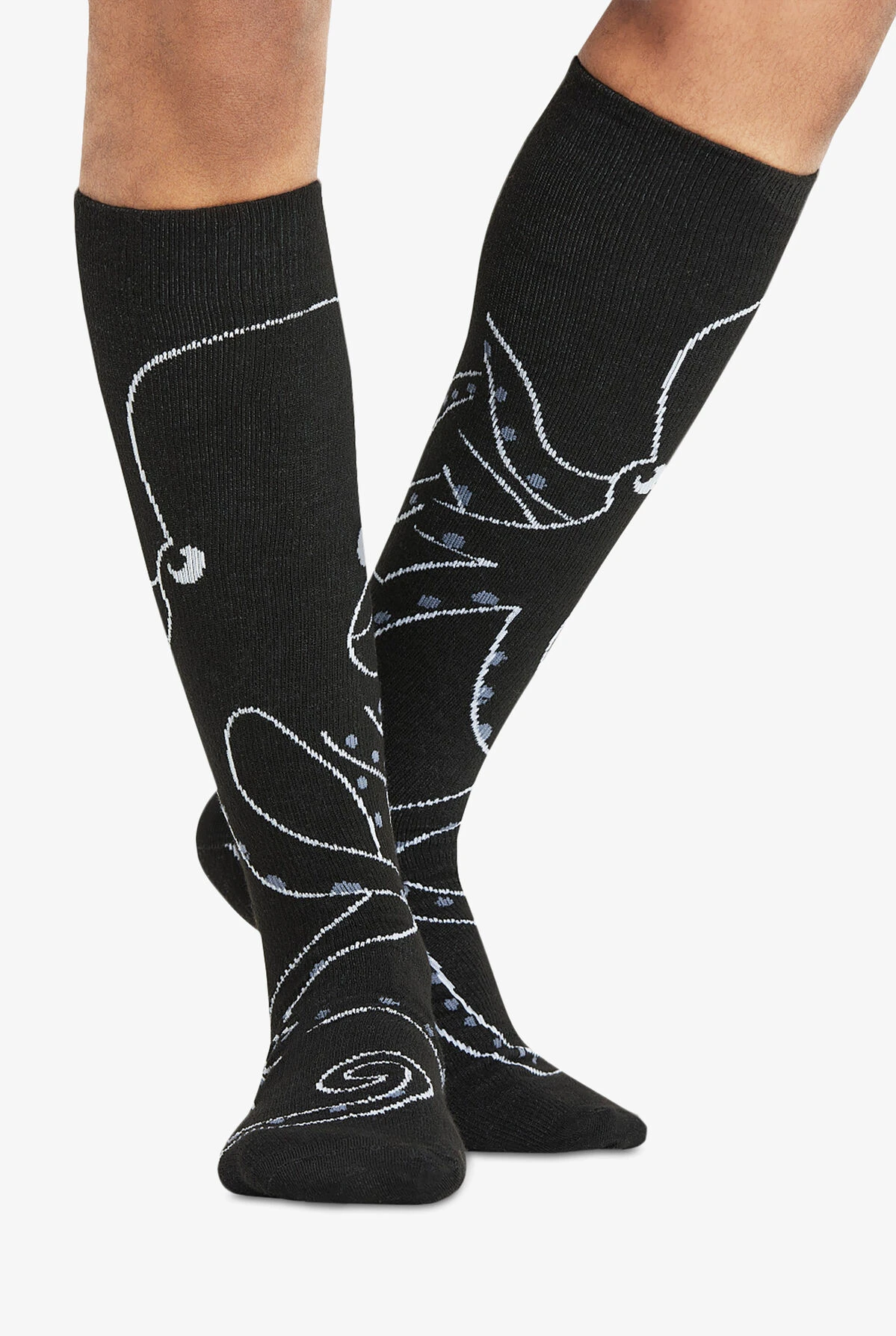 Cherokee Octo Sketch Men's 10-15 MmHg Light Compression Socks 1 Cherokee Octo Sketch Men's 10-15 MmHg Light Compression Socks