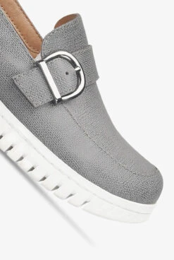 Nurse Mates Women's Daisy Slip On Nursing Shoes -Cherokee Shop DAISY GREY 3 HV