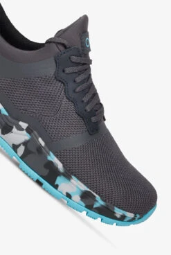 Infinity By Cherokee Women's Fly Pewter/Night Ocean Camo Athletic Lace Up Nursing Shoes -Cherokee Shop FLYPWNO 103023 3 HV