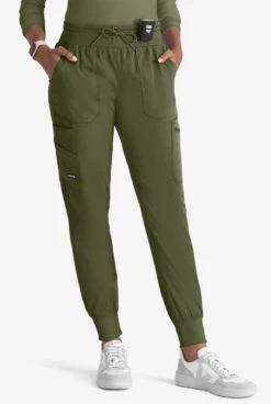 Grey's Anatomy™ By Barco Spandex STRETCH Carly Women's 7-Pocket Cargo Jogger Scrub Pants