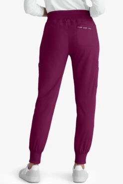 Grey's Anatomy™ By Barco Spandex STRETCH Carly Women's 7-Pocket Cargo Jogger Scrub Pants - Petite 7 Grey's Anatomy™ By Barco Spandex STRETCH Carly Women's 7-Pocket Cargo Jogger Scrub Pants - Petite -Cherokee Shop GRS527 WINE 4