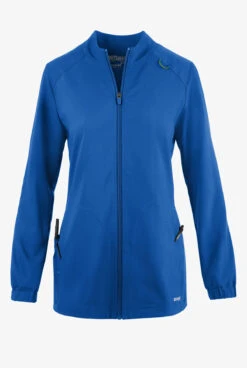 Grey's Anatomy By Barco Evolve STRETCH Virtue Women's 3-Pocket Zip Front Scrub Jacket