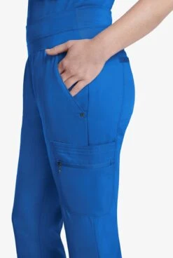 Healing Hands Purple Label Tina Women's 8-Pocket STRETCH Yoga Scrub Pants -Cherokee Shop HE002 092823 ROYAL 4