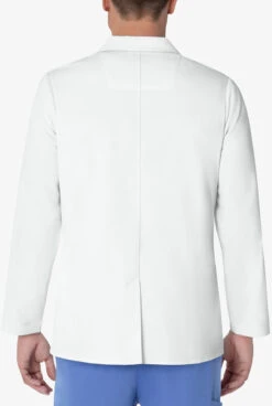 Healing Hands White Coat Minimalist Men's 30 ½" 5-Pocket STRETCH Lab Coat -Cherokee Shop HE5150 WHITE 4