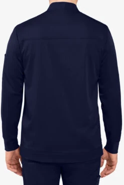 HH Works By Healing Hands Michael Men's 5-Pocket Scrub Jacket -Cherokee Shop HE5590 NAVY 4