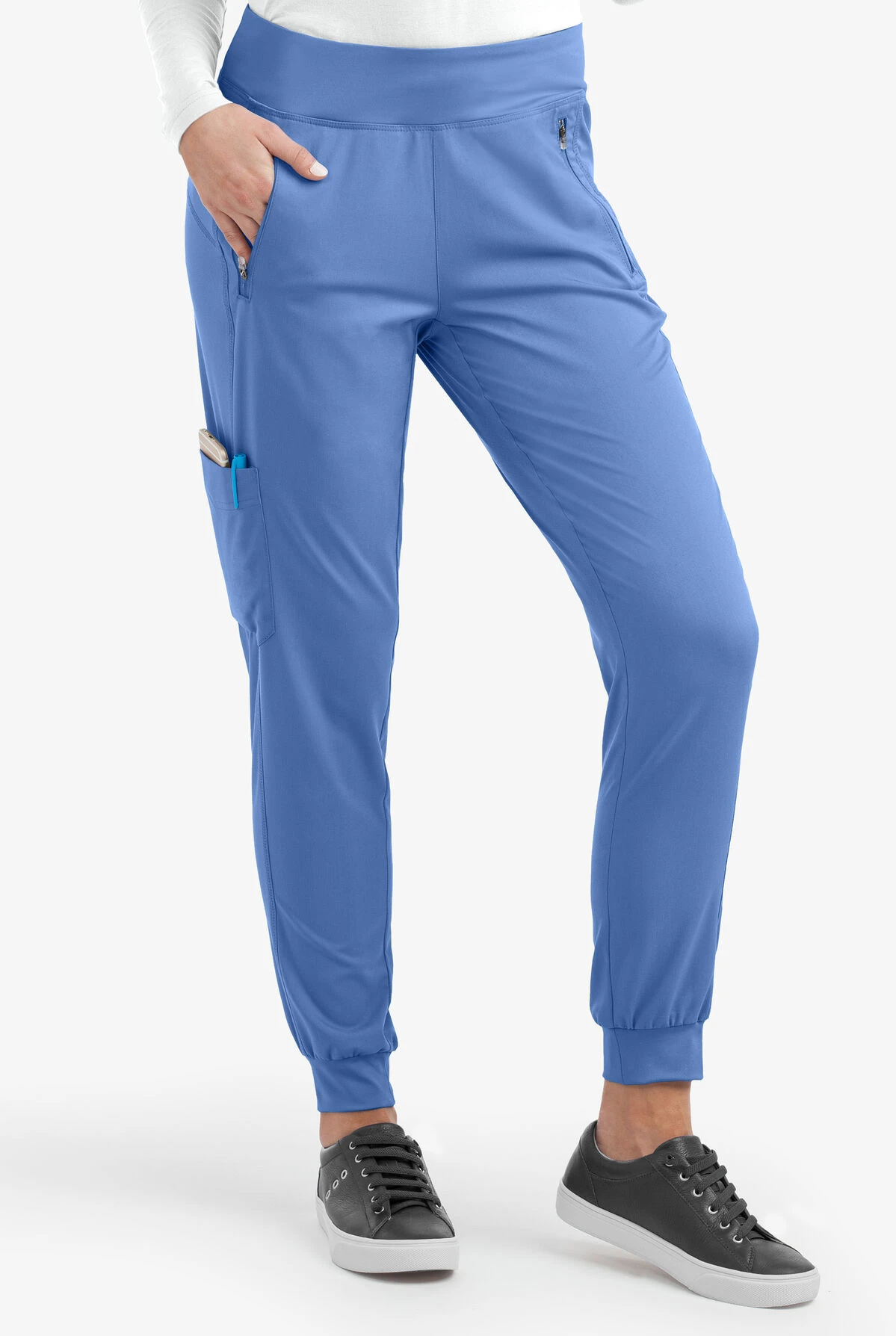 Healing Hands Purple Label Tara Women's 6-Pocket STRETCH Jogger Cargo Scrub Pants - Tall 1 Healing Hands Purple Label Tara Women's 6-Pocket STRETCH Jogger Cargo Scrub Pants - Tall