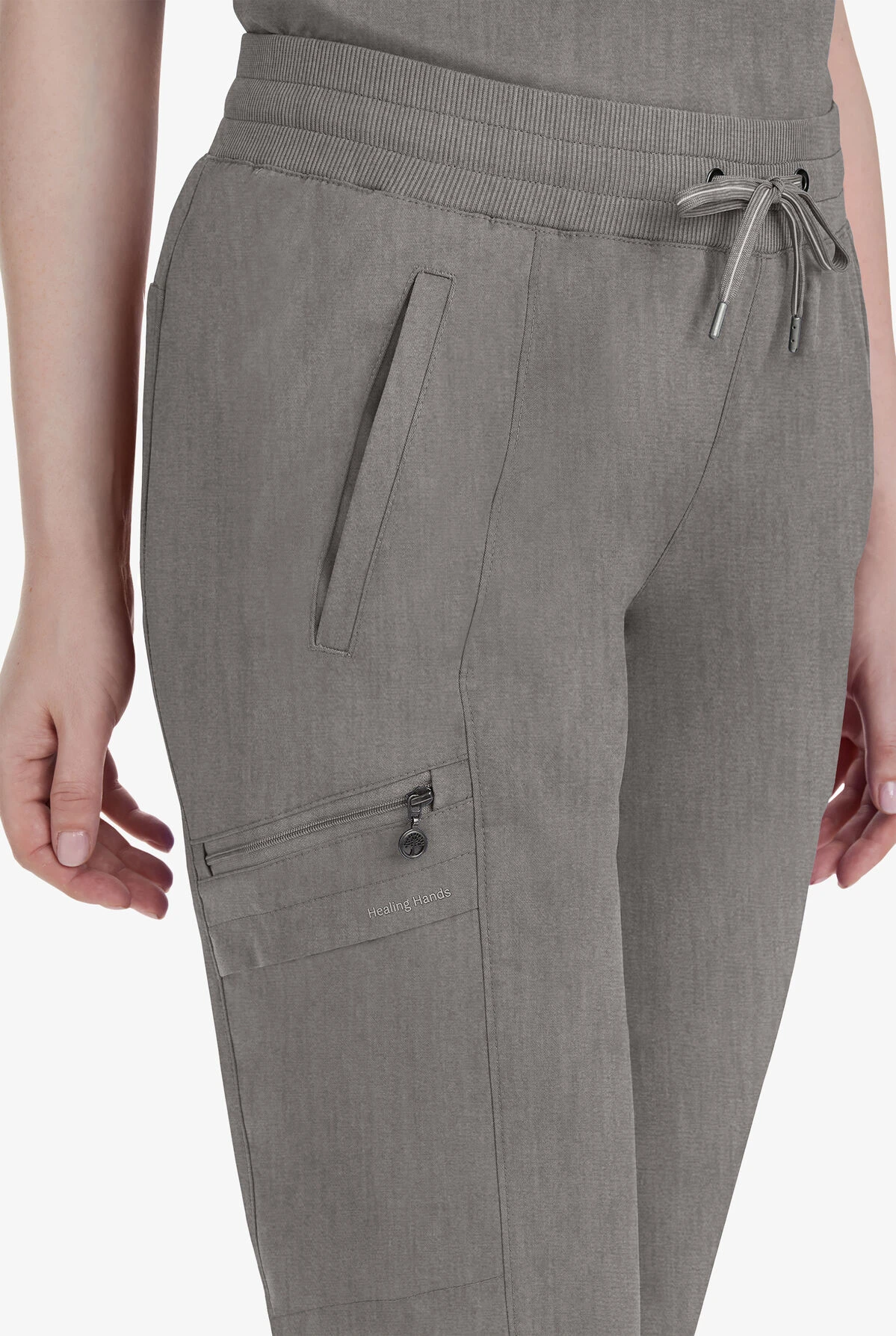 Healing Hands Purple Label Toby Women's 7-Pocket STRETCH Jogger Drawstring Scrub Pant - Tall 2 Healing Hands Purple Label Toby Women's 7-Pocket STRETCH Jogger Drawstring Scrub Pant - Tall - Image 2