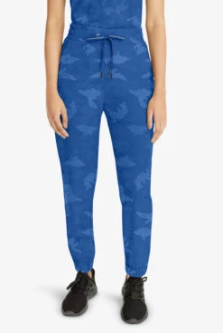 Healing Hands Purple Label Tate Camo Women's 5-Pocket STRETCH Jogger Scrub Pants