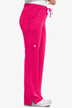 HH Works By Healing Hands Rebecca Women's 6-Pocket STRETCH Drawstring Waist Cargo Scrub Pants -Cherokee Shop HE9560 CARPI 5