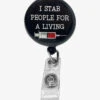 Hiddles Syringe Retractable ID Badge Holder