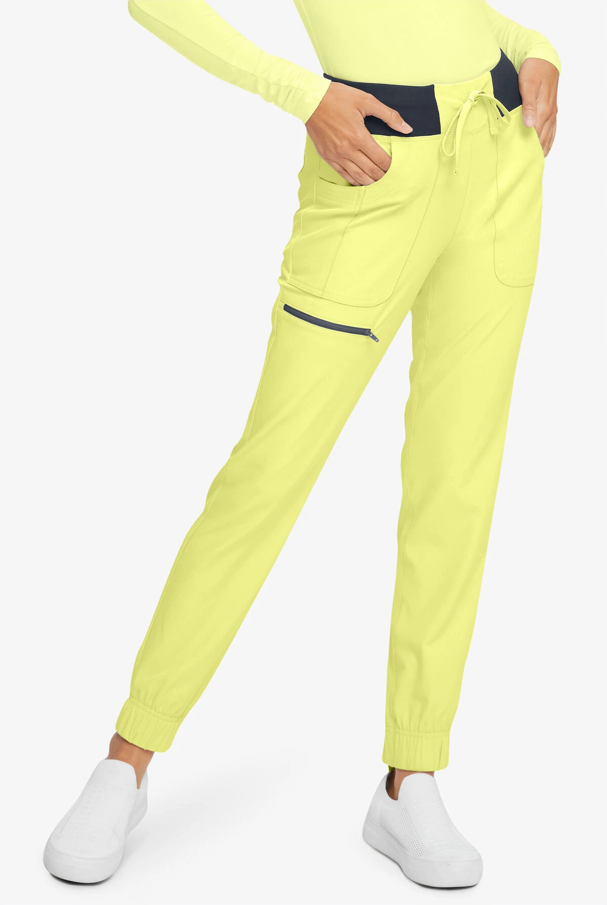 Heartsoul Break On Through Women's 6-Pocket STRETCH Elastic Cuff Jogger Scrub Pants - Petite 1 Heartsoul Break On Through Women's 6-Pocket STRETCH Elastic Cuff Jogger Scrub Pants - Petite