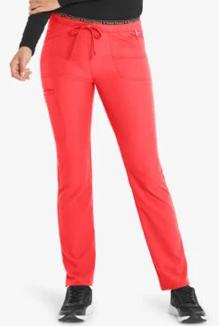 Heartsoul Break On Through Women's 4-Pocket STRETCH Logo Elastic Cargo Scrub Pants