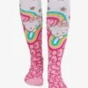 Heartsoul Hello Rainbow Women's 8-15 MmHg Light Compression Socks