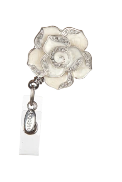 Bonitas Boojee Beads Rose Retractable ID Badge Holder