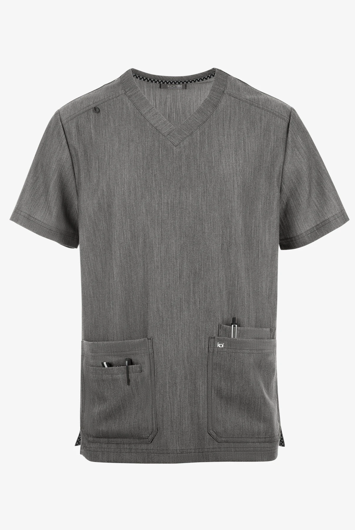 Koi Next Gen Free To Be Men's 4-Pocket STRETCH V-Neck Scrub Top 1 Koi Next Gen Free To Be Men's 4-Pocket STRETCH V-Neck Scrub Top
