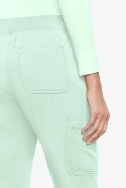 Koi Lite™ Fierce Women's 6-Pocket Cargo Jogger Scrub Pants - Petite -Cherokee Shop K750 SAGE 3