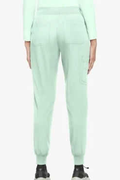 Koi Lite™ Fierce Women's 6-Pocket Cargo Jogger Scrub Pants - Petite -Cherokee Shop K750 SAGE 4